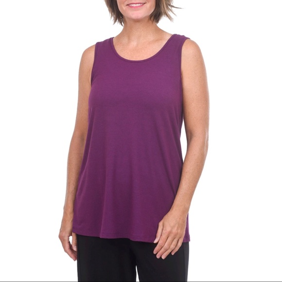 LIV by Habitat Tank in Plum Size 1 - Picture 7 of 7